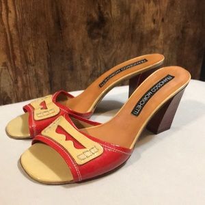Soft leather heels, Sz 39